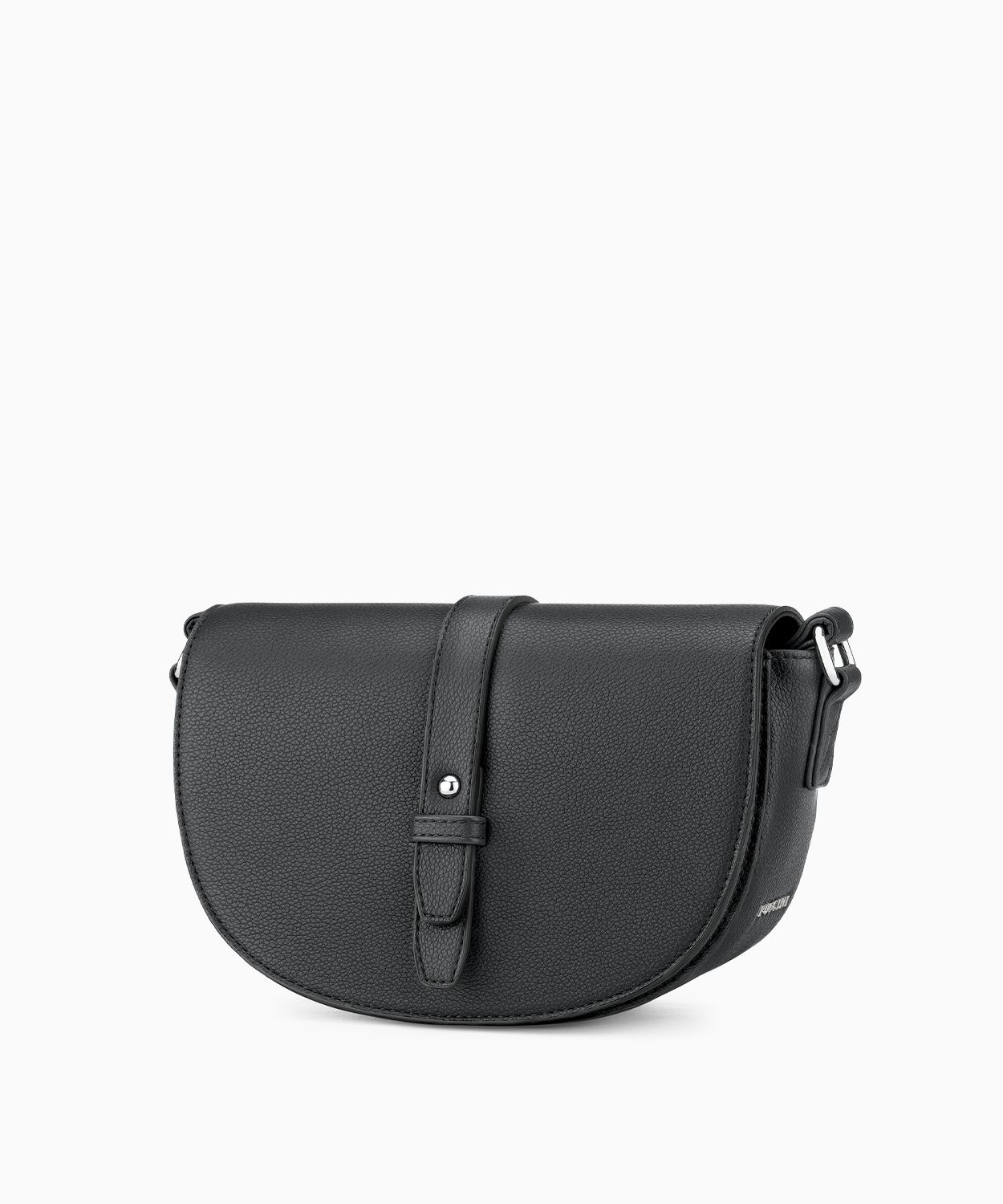Torebka damska listonoszka crossbody z regulowanym paskiem czarna