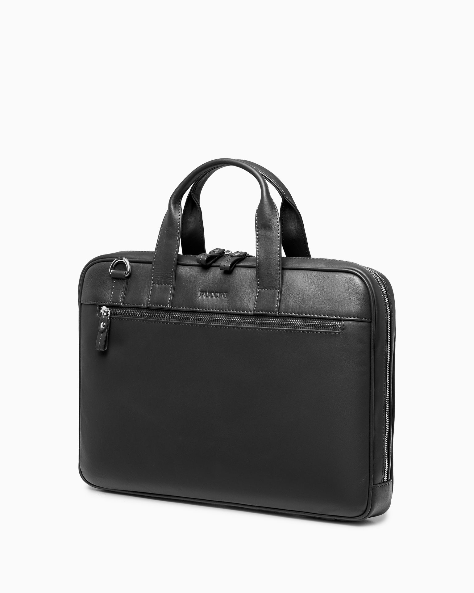 Skórzana torba na laptopa 15,6 cala jednokomorowa 