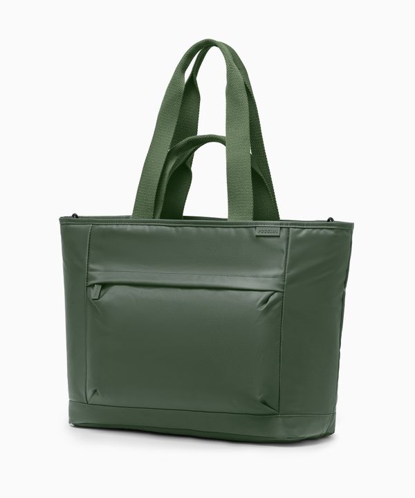 Torba tote z miejscem na laptopa 15,6 cali zielona