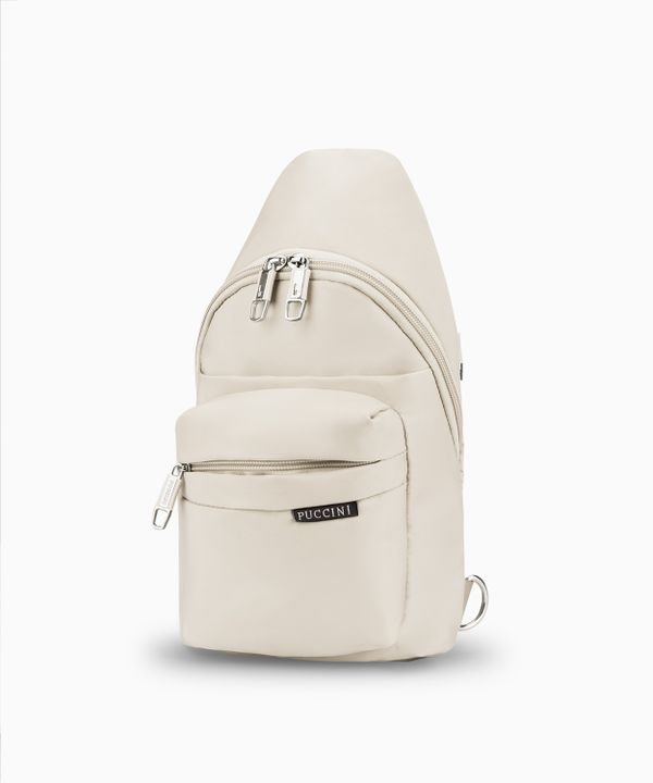 Plecak na jedno ramię Sling Bag - jasnobeżowy