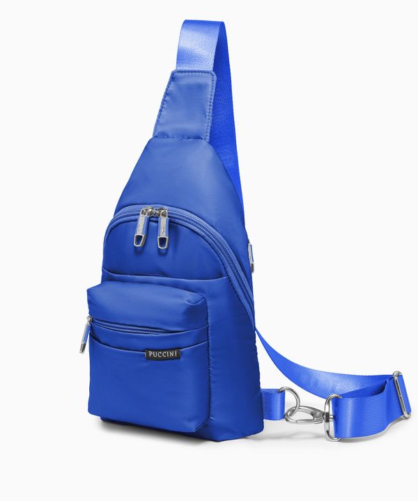 Plecak na jedno ramię Sling Bag - niebieski