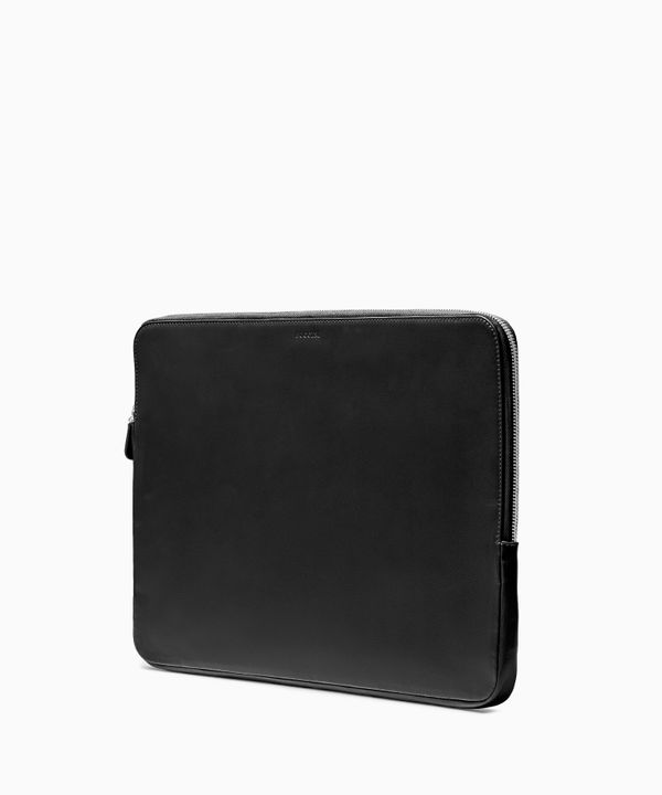 Etui na laptopa 15 cali skórzane czarne
