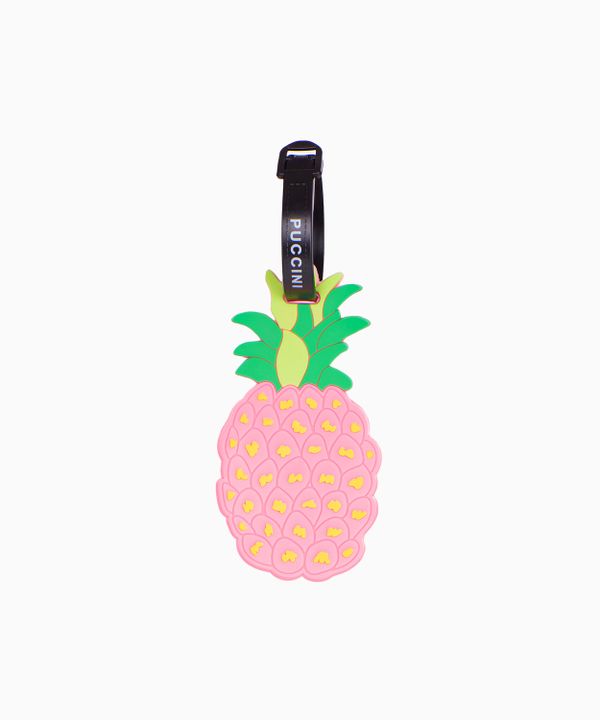 Identyfikator na bagaż różowy ananas