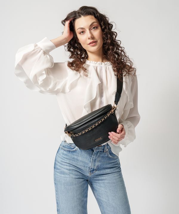 Elegancka duża nerka damska – czarna
