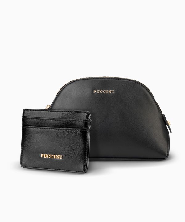 Zestaw kosmetyczka damska + etui na karty